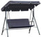 Hollywoodschaukel Dachbezug 210x145 cm für Garten Schaukel: Dachplane Ersatzdach Hollywoodschaukel Ersatzteile Dachplane Wasserabweisend und UV Schutz (grau)