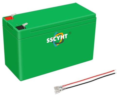 SSCYHT ,12V6Ah, 12V LiFePO4 Battery 5Ah-200Ah Lithium Battery Pack Rechargeable Batteries for Fish Finders Emergency Lighting RVs Camping Equipment Trolling Motors