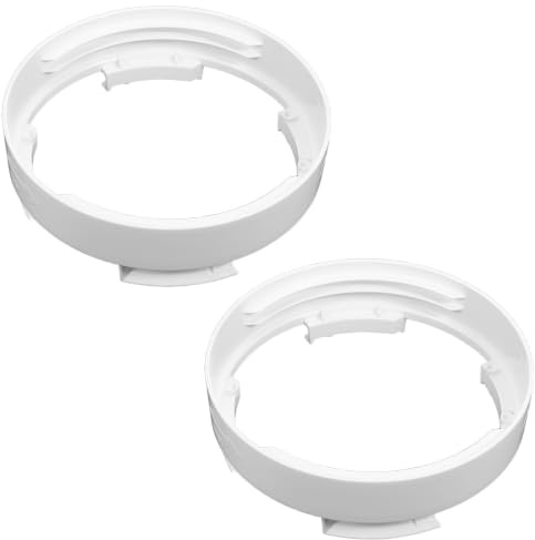 GRIRIW 2 Pièces Interface pour Fête Estivale de Conduit D'évacuation en Plastique Blanc Installation Facile et Stabilisation Garantie pour Climatiseur Mobile