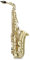 Classic Cantabile Winds AS-450 Eb Brushed Altsaxophon (Alt-Saxophon, gebürstetes Messing, Es-Stimmung, Hoch-Fis-Klappe, sehr ergonomische Klappenmechanik)
