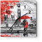 Modern Wanduhr London Architektur Big Ben 40x40cm Quadrat Groß Wand Uhr Glas Analog Zimmeruhren Küche Büro Wohnzimmer Glasuhr Wall Clock Dekoration Design Wanddekoration Küchenuhr C4AC40x40-3153