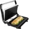 ECG S 1070 Panini Maker/Mini Grill, Legierter Stahl, Weiß