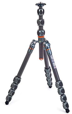 3 Legged Thing Pro Range 2.0 Albert 2.0 Reisestativsystem aus Carbon – Verstellbares Kamerastativ mit 3 abnehmbaren Beinen für Umbau zu Monopod