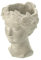 Dio Pflanzgefäß Büste Frau 21,5 cm Beton Pflanztopf Gartendeko Blumentopf Figur