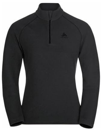 Odlo Fleecepullover Herren Rigi I Midlayer mit Halbreißverschluss I Langarm Wandershirt