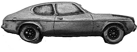 Britischer Klassiker Capri Mk2 ref73 Zinn Effekt Design Kühlschrank Schreibtisch Magnet Memo Magnet Fancy