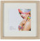 IDEAL TREND 3D Objektrahmen Holz Bilderrahmen quadratisch Wanddeko Collage Poster Fot Rahmen: Farbe: Natur | Format: 40x40
