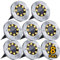 Solar Garten Bodenleuchte, 8 LED Solarlampe Außenleuchte, IP65 Wasserdicht Gartenleuchten, Solarleuchte für Gehwege, Rasen, Stufendecks, Auffahrt, Zäune, Terrasse, Landschaft (Warmweiß, 8 Stück)