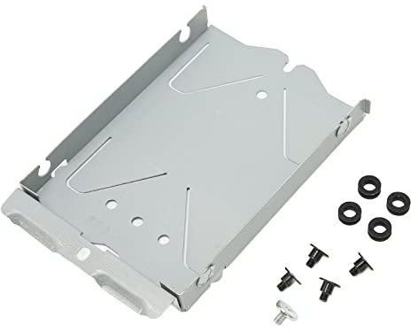Plateau de Jeu HDD pour Modèles PS4 1200, avec Kit D'accessoires à Vis, Design Ultra Fin, Dissipation Rapide de La Chaleur, Support de Disque Dur de Remplacement pour Console de Jeu