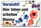 Apoidea – Bienen Schild zur Warnung aus Kunststoff / Imkereibedarf / Bienenzubehör und Imkerzubehör / Bienenzucht Zubehör / Imkerbedarf