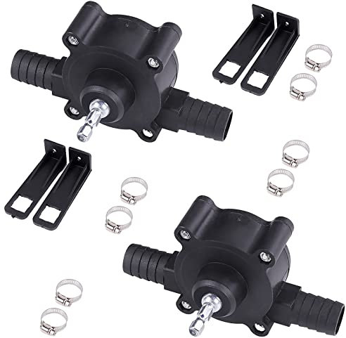2 pezzi Pompa di Perforazione Elettrica, Pompa Dell'acqua Pompa Diesel Pompa di Perforazione Elettrica Pompa Diesel Acqua Pompa Elettrica a Prova di Benzina per Acqua Olio Liquido Trapano Diesel