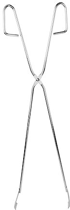 OKUMEYR Edelstahl Müllzange Scissor Tongs Für Grill Und Outdoor Zum Aufnehmen Von Müll Zigaretten Und Flaschen Praktisches Werkzeug Für Garten Camping Und Bbq