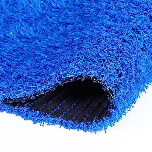 LOOQS Faux Gazon Haute Densité, Gazon Bleu Naturel et Réaliste, Gazon Artificiel-59x59in