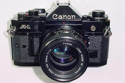 A-1 35mm Film SLR Manual Camera with 50mm F/1.4 FD Lens A1, a 1 film camera