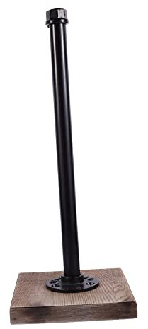 VASDEV 1pc Roll Floor Roll Holder Bathroom Paper Holder Free Standing Toilet Roll Holder Standing Toilet Paper Holder Wipes Dispenser Paper Rack Home Tissue Holder Iron Paper Rack Wooden