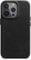 WIIUKA Hülle für iPhone 15 Pro Max, Leder aus Deutschland, Lederhülle extra Dünn, Premium Handyhülle, Case, Qi, Vintage Schwarz
