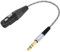 JOLGOO Cavo adattatore XLR femmina a 6,35 mm TRS da 1/4 di pollice, cavo patch XLR a un quarto di pollice, 0,3 metri, per microfono, mixer, chitarra, AMP, altoparlanti