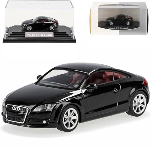 Audi.TT Coupe 2. Generation Phantom Schwarz Phantomschwarz Ho H0 1/87 Herpa Modellauto Modell Auto