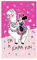Theonoi Kinder Handtuch 100% Baumwolle Gesichtstuch Waschlappen (Minnie)