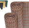 Jopassy PVC Sichtschutzmatte,Braun W-Rippenverstärkungen Sichtschutzzaun,UV-beständig, schimmelfrei und pflegeleicht,Verstärkt Starke Privatsphäre für Garten Balkon Terrasse(1.6 * 8M)
