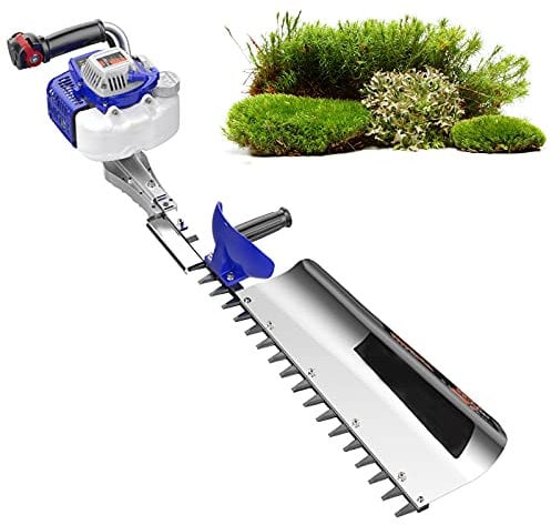 Petrol Powered Hedge Trimmer - 2-Stroke Cordless Hedge Trimmer for Pruning Hedges Bushes, Grass Shears Gardening Tool with Safety Baffle & Strong Power