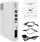Xasbseulk Router Powwer Supply, Wi-Fi Router Powwer Supply, External Hard Drive, Led Strips Lights UPS Backup Battery with Dual Output Ports