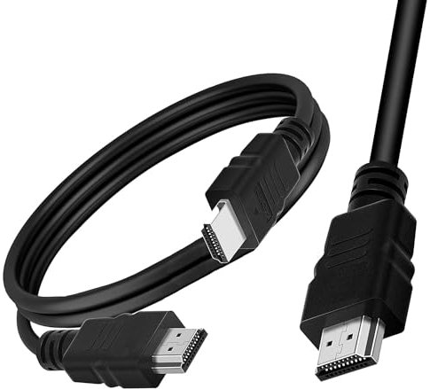 HDMI To HDMI Cable 4K High Speed hdmi Male To Male Cable Lead Connectors compatible with HDTV PS3 PS4 XBOX Apple TV PC LCD LED TV DVD Player Virgin Box Freeview Hdmi Monitor (4M)