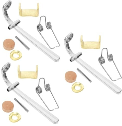 Levemolo 3sätze Posaunen-wasserklappen-zubehör Mit Korkpolster Ersatzteil Für Blasinstrumente Leicht Zu Installieren Geeignet Für Anfänger Und Profis Schützt Ihr Instrument