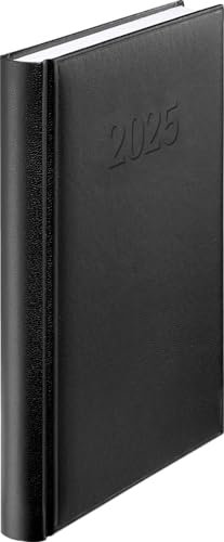Papiertiger Cheftimer Buchkalender A5 2025 (Schwarz, 1 Stück)