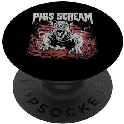 Schweine Schreien Blegh Black Metal Deathcore Metalcore PopSockets Klebender PopGrip