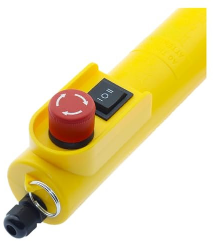 EDEDE Drahtlose Kran Fernbedienung COB-61DR-Serie, direkter Betrieb, regensichere Kransteuerung, elektrische Hebe-Auf- und Ab-Schaltertaste mit 30-UF-Kondensator(COB-61DRH)