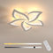 SENQIU Plafonnier LED Dimmable 40W, 58CM Lampe de Plafond avec Telecommande APP 3000K-6500K, Luminaire Plafonnier LED pour Salon Chambre à Coucher Salle à Manger, Salle D'étude, Blanc