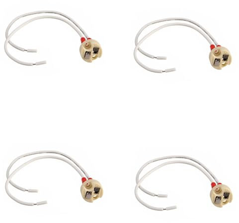 ISKDJBJG 4X Mr16/Gu5.3 Connecteur de Principal de Câble en Céramique de Base de Support D'Ampoule D'Halogène LED de Prise