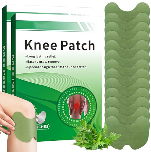 96 Stück Pain Relief Patch: WIYETY Schmerzpflaster Knie, Schmerzlinderungspflaster von KnieschmerzenWermut-Kniepflaster für Knie, Nacken, Schulter, Rücken, Muskelkater
