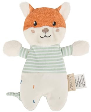 Sterntaler Knistertier Fuchs Filou - Kuscheltier aus weichem Flausch, Jersey & Cord - Baby Spielzeug mit Knisterpapier - zum Greifen, Entdecken & Spielen - ab Geburt - Geschenkidee unisex, rost
