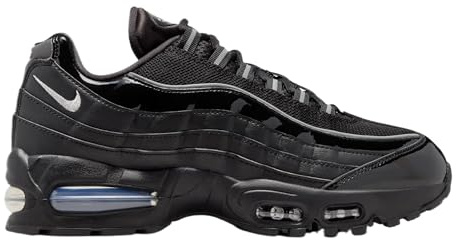 Nike Air Max 95 Womens Running Shoes (Black/Reflect Silver/White/Metallic Silver), Black/Reflect Silver/White/Metallic Silver, 8.5 UK