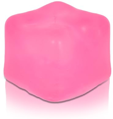 Copfeqyr Grande palla antistress da 7 cm, Squishy Ice Cube, giocattolo sensoriale per bambini e adulti, confezione regalo (rosa)