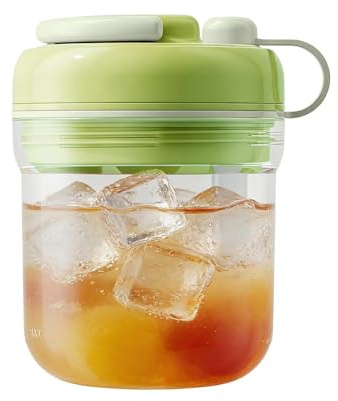 Botella de hielo - Hacer de café congelado | Botella para cubitos de hielo, soporte de liberación rápida 2 en 1 a prueba de fugas con pajita, taza para hacer 380 ml para, gimnasio, hombres