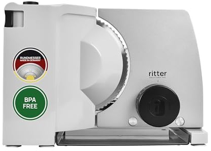 ritter compact 7 Allesschneider elektrisch – Brotschneidemaschine Silber