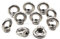 M5 Ring Form Lifting Eye 304 Edelstahl Gewinde Nut Verschluss-20 Pack