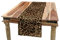 ABAKUHAUS Sambia Tischläufer, Giraffe Haut-Muster, Esszimmer Küche Rechteckiger Dekorativer Tischläufer, 40 x 225 cm, Redwood