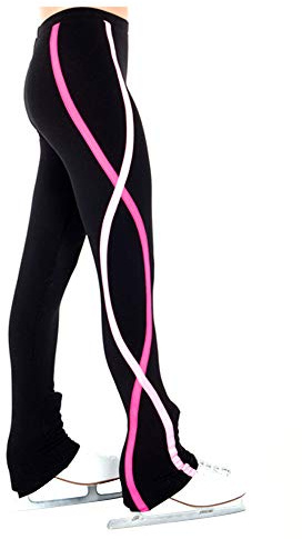 LIUHUO Ice Skating Pants Girls Women Figure Skating Training Leggings Plus Velvet Ski Rollor Trousers Blue Pink