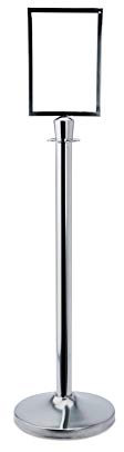 Infoständer hinweisschild in DIN A4 Format, Ideal als passantenstopper/Kundenstopper für Buffet, Werbung, Gastronomie, Konzerte, Musicals, Warehouse, Hotels, Kino usw.