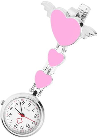 Krankenschwesteruhr - Schwesternuhr mit Clip -Taschenuhr Analoge Quarzuhr Schwesternuhren Hängende Ansteckuhr für Krankenschwestern Ärzte