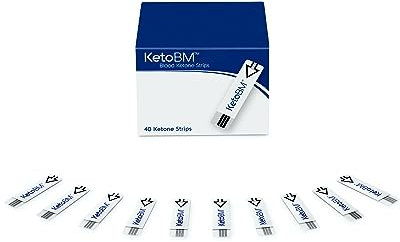 KetoBM - Bandelettes De Test De Cétone Sanguine (Paquet de 40)