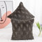 Madizz 2er Set Sanft Plüsch Kurze Wolle Samt Dekorativ Zierkissenbezüge Luxus Stil Kissenbezug für Sofa für Schlafzimmer Taupe 40x40 cm Quadrat