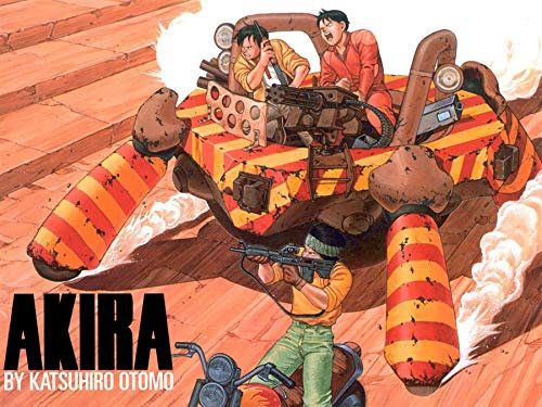 Poster Poster Akira Riesenspinne Roboter Futur Dystopie Manga