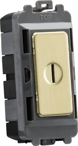 Knightsbridge 20AX DP key module - brushed brass