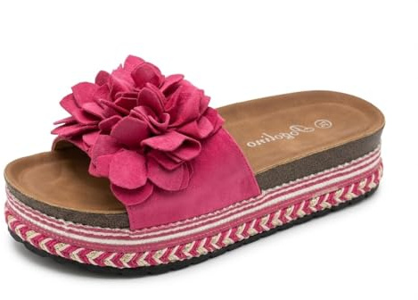 TL886 Sandales d'été pour femme avec nœud en forme de fleur