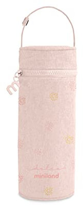 Miniland Thermibag Candy 350ml. Couvercle isotherme avec poignée pour faciliter l’accrochage et le transport. Idéal pour les bouteilles ou les thermoses. Collection Dolce.